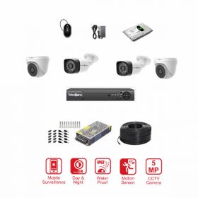 CCTV 5MP Pro Series 4 Ch Bundle by NEXSYSUK