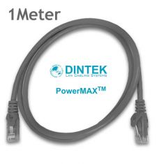 Dintek PowerMAX 1mtr Cat.6 U/UTP Patch Cord - PVC