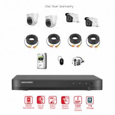 Hikvision 4CH 2MP CCTV Camera Bundle with Installation