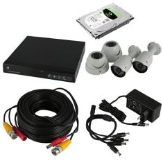 4 Channel 2MP 1080P CCTV Kit with 1TB HDD