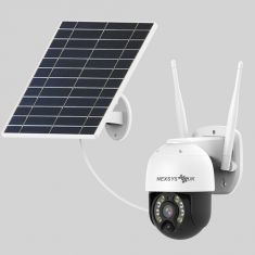 NEXSYS Solar PTZ Colorvu 3MP UHD 4G Camera, Pan/Tilt, 2 Way Talk