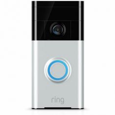 Ring Wifi Enabled Video Doorbell in Satin Nickel